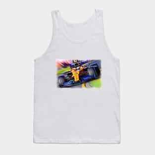 Lando on the racetrack Tank Top